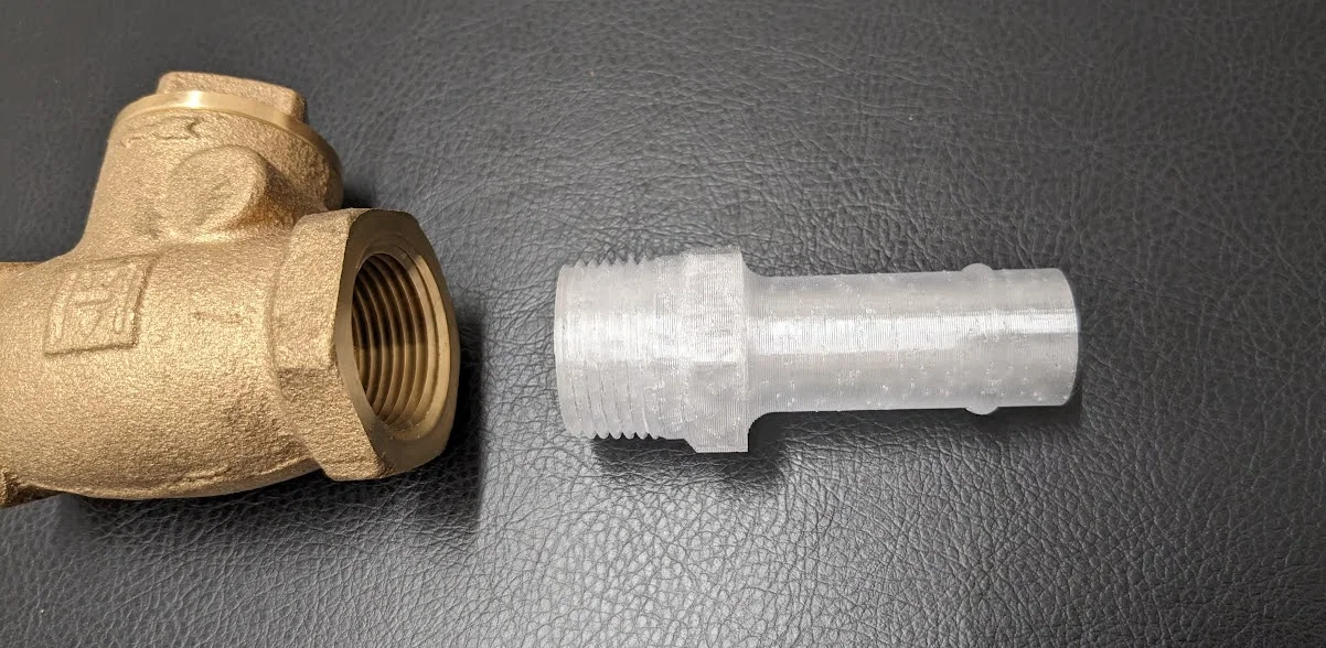 Đầu nối NPT 3/4" sang ống 3/4" dạng gờ - Loại thẳng và khuỷu tay - Image 1