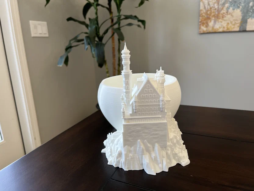 Bát đựng len Castle Yarn Bowl - In 3D lâu đài Neuschwanstein đẹp mắt - Image 3