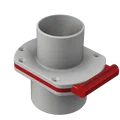 Khóa chặn đường ống 50mm (Sperrschieber) có gioăng kín khít in 3D - Thumbnail 1