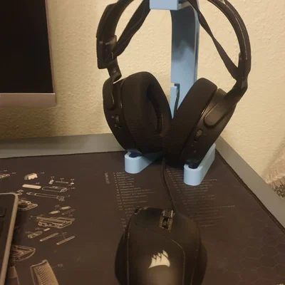 Giá treo tai nghe gaming (Headphone Stand) kèm khe giữ dây tiện lợi