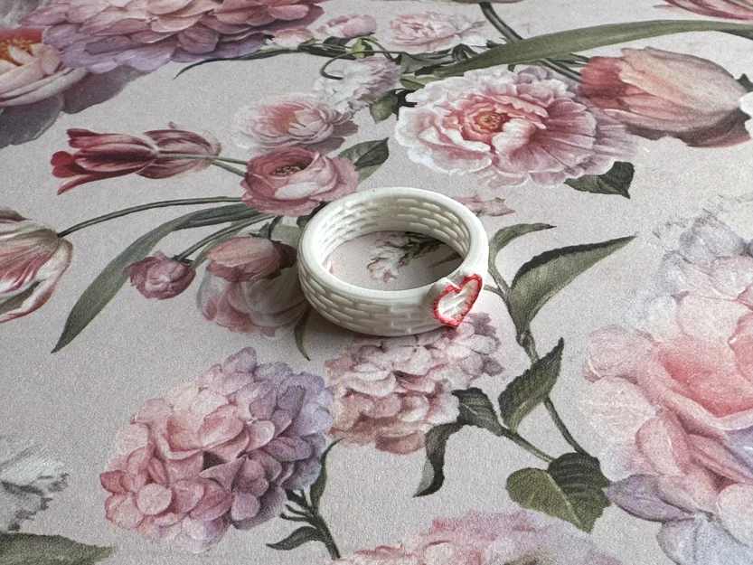 Nhẫn trái tim tinh tế (Subtle heart ring) - Image 3