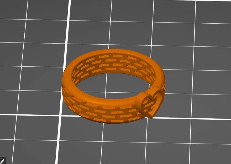 Nhẫn trái tim tinh tế (Subtle heart ring) - Image 4