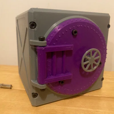 Mô hình két sắt mini cải tiến cực đẹp (Piggy bank safe)