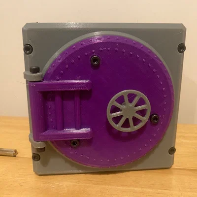 Mô hình két sắt mini cải tiến cực đẹp (Piggy bank safe)