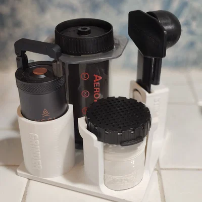 Trạm AeroPress tích hợp chỗ để máy xay VSSL cho xe RV, Van, Thuyền hoặc Gia đình