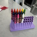 Khay đựng bút sáp màu (Crayon Holder) 3D in cho bé yêu - Thumbnail 1