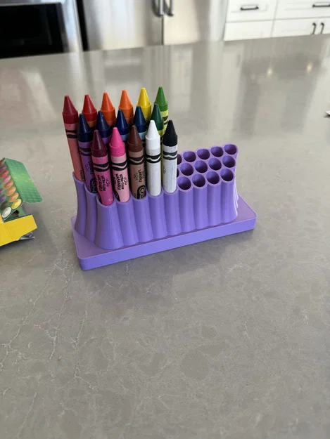 Khay đựng bút sáp màu (Crayon Holder) 3D in cho bé yêu - Image 2