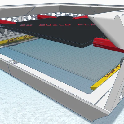 X3D-v2 Riser | Giá đỡ AMS cho máy in Bambu Lab X1/P1
