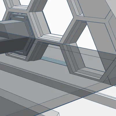 X3D-v2 Riser | Giá đỡ AMS cho máy in Bambu Lab X1/P1