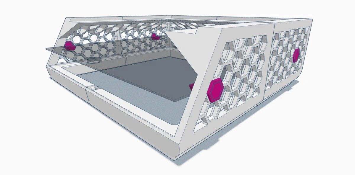 X3D-v3 Riser | Giá đỡ AMS cho máy in Bambu Lab X1/P1 - Image 2