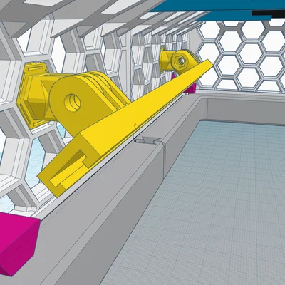X3D-v3 Riser | Giá đỡ AMS cho máy in Bambu Lab X1/P1