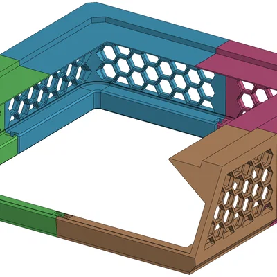 X3D-v3 AMS Riser bản nâng cấp: In không cần support