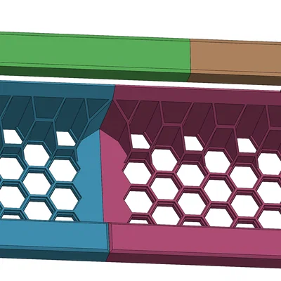 X3D-v3 AMS Riser bản nâng cấp: In không cần support