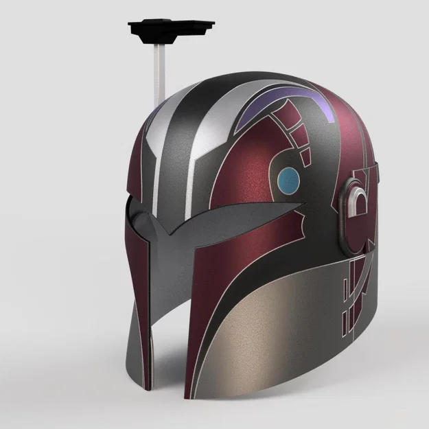 Mũ Cosplay Sabine Wren (Kèm linh kiện điện tử và chi tiết vạch sơn) - Image 3