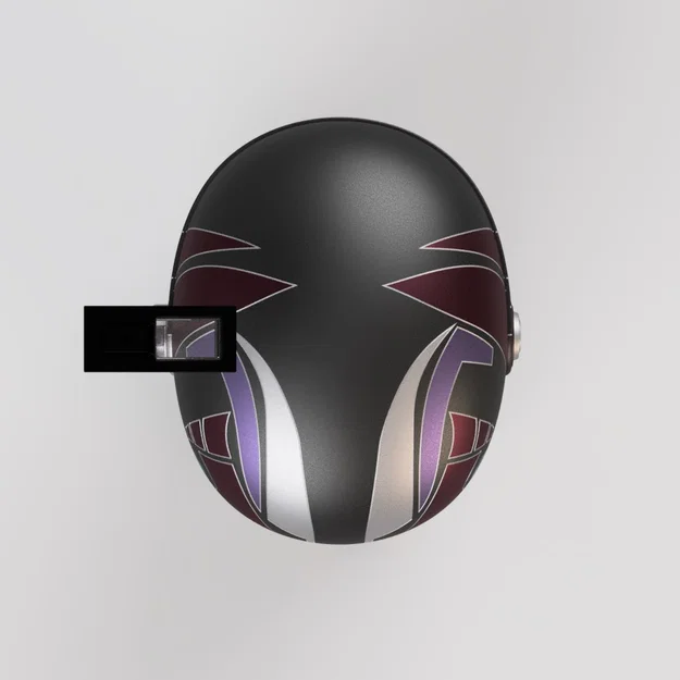 Mũ Cosplay Sabine Wren (Kèm linh kiện điện tử và chi tiết vạch sơn) - Image 6