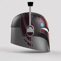 Mũ Cosplay Sabine Wren (Kèm linh kiện điện tử và chi tiết vạch sơn) - Thumbnail 7