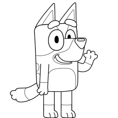 Khuôn cắt bánh quy hình chú chó Bluey (Bluey Cookie Cutter)