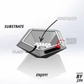 Chậu cây/chậu hoa tự tưới nước kiểu hình học - Thumbnail 4