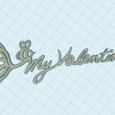 Mô hình Bee My Valentine 3D - Món quà tình yêu độc đáo và dễ in
