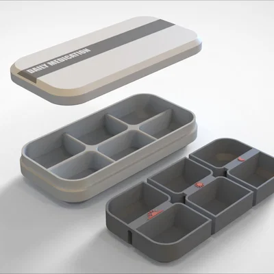 Hộp đựng thuốc hàng ngày (Daily Pills Container)