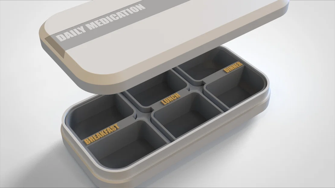 Hộp đựng thuốc hàng ngày (Daily Pills Container) - Image 3