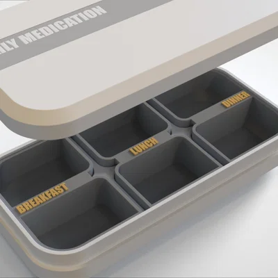 Hộp đựng thuốc hàng ngày (Daily Pills Container)