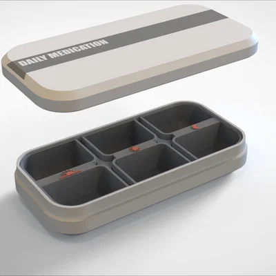 Hộp đựng thuốc hàng ngày (Daily Pills Container)