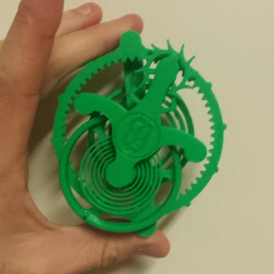 Flying Tourbillon - Mô hình đồng hồ cơ in 3D