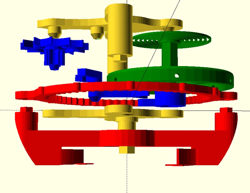 Flying Tourbillon - Mô hình đồng hồ cơ in 3D - Image 7