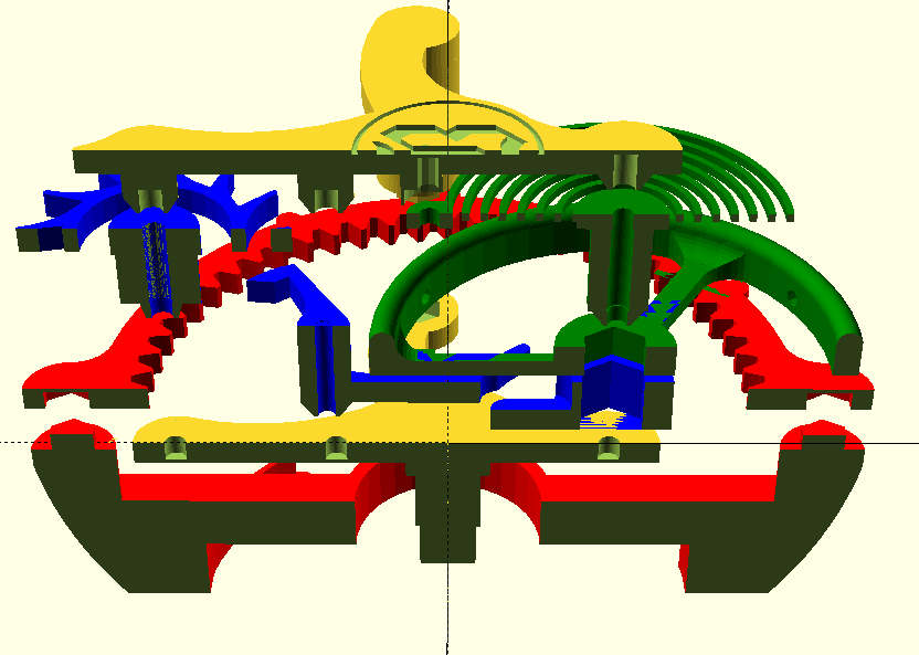 Flying Tourbillon - Mô hình đồng hồ cơ in 3D - Image 8