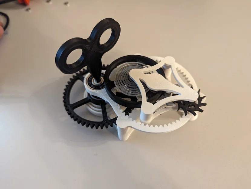 Mô hình Flying Tourbillon lên dây cót thủ công - Image 4