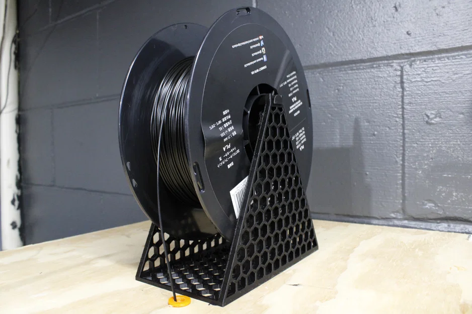 Đế đỡ cuộn nhựa in 3D họa tiết lục giác - Image 1