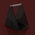 Đế đỡ cuộn nhựa in 3D họa tiết lục giác - Thumbnail 2