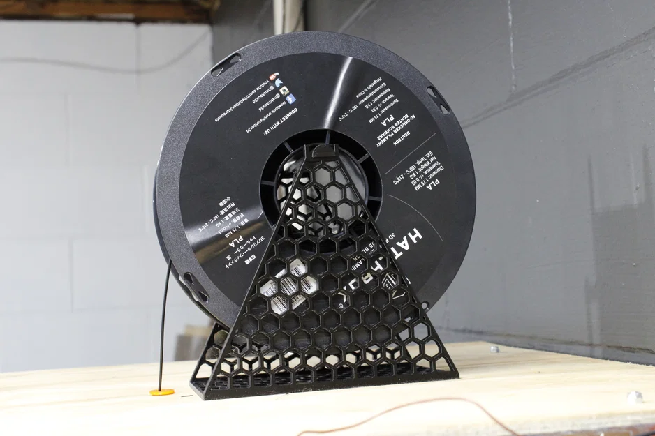 Đế đỡ cuộn nhựa in 3D họa tiết lục giác - Image 4