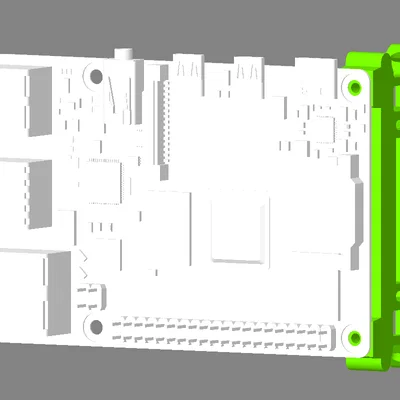 Giá đỡ DIN Rail cho Raspberry Pi 4 và Raspberry Pi 5 (Dễ lắp đặt)