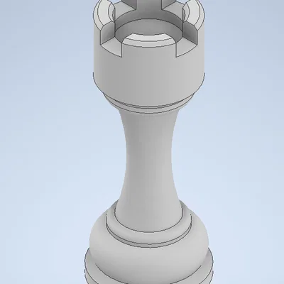 Mô hình quân xe (Rook) 3D thiết kế tinh xảo cho bộ cờ vua