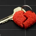 Móc khóa trái tim Flexible Heartbreak in 3D độc đáo - Thumbnail 1