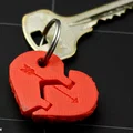 Móc khóa trái tim Flexible Heartbreak in 3D độc đáo - Thumbnail 2
