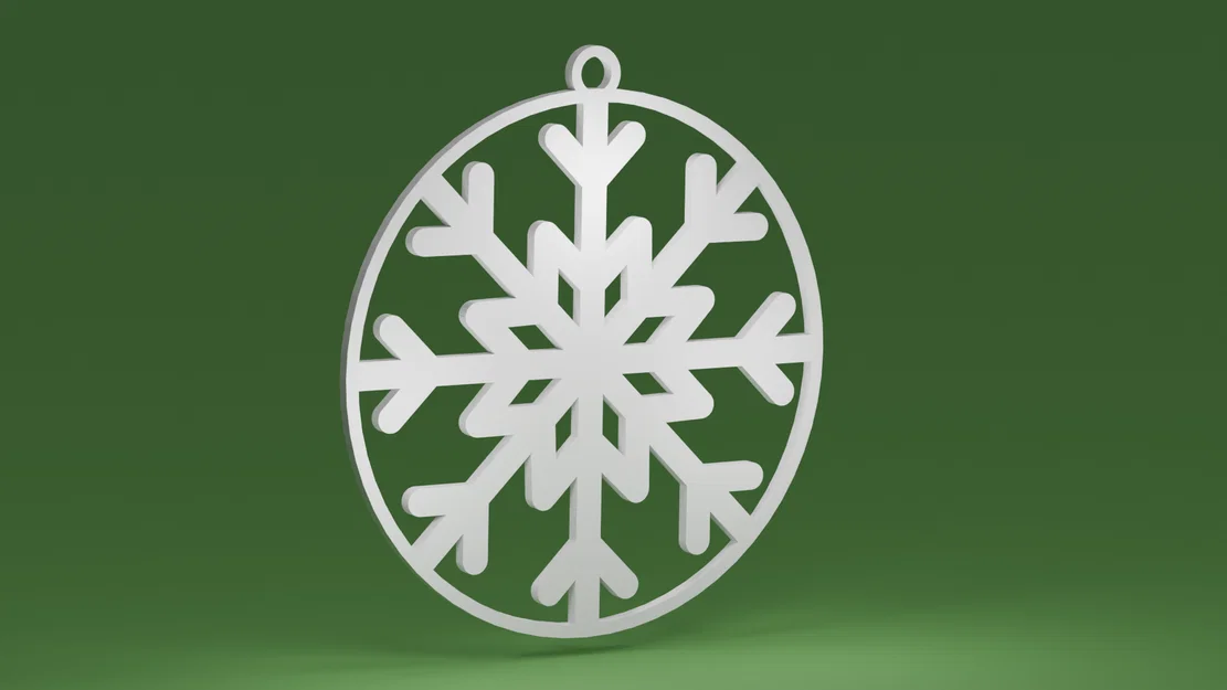 Bông tuyết 01 bên trong quả cầu (Đồ trang trí cây thông Noel) - Image 1
