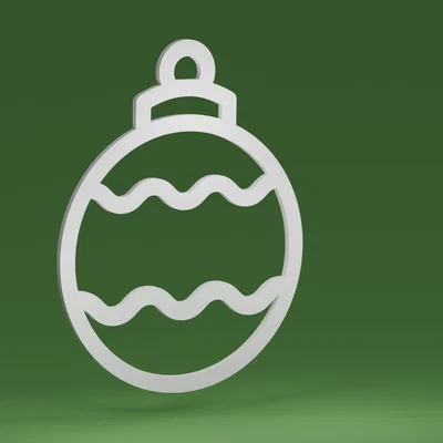 Quả cầu trang trí cây thông Noel 08 (Christmas Bauble 08)