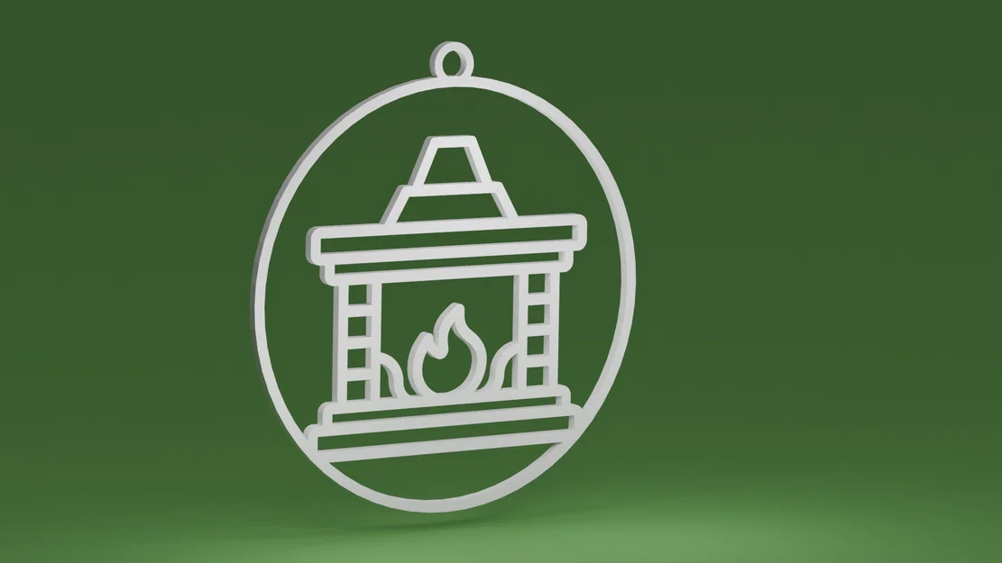 Lò sưởi (Vật phẩm trang trí cây thông Noel) - Image 1