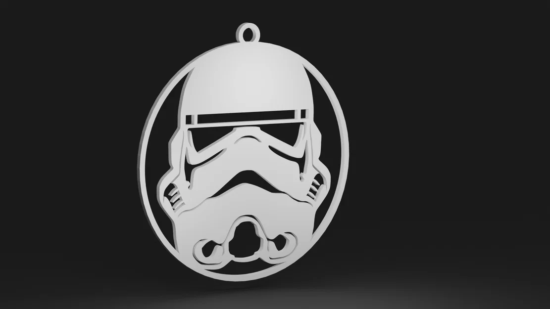 Mô hình Storm Trooper trong quả châu (Đồ trang trí cây thông Noel) - Image 1