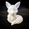 Mô hình LowPoly Love Fox - Món quà tình yêu in 3D dễ thương - Thumbnail 2