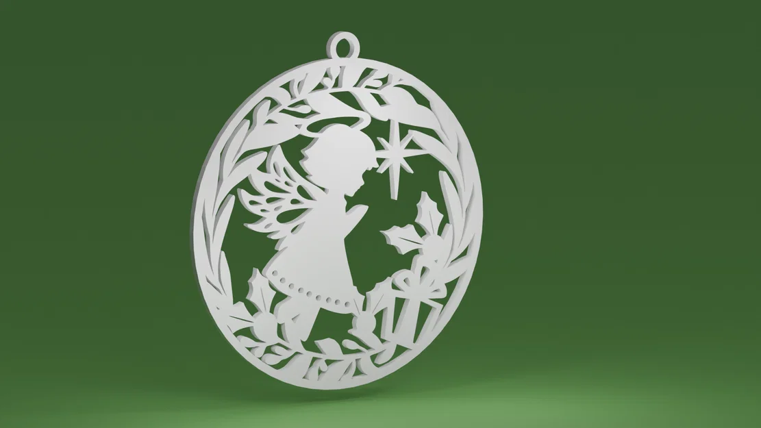 Tiên nhỏ trong quả cầu (Đồ trang trí cây thông Noel) - Image 1