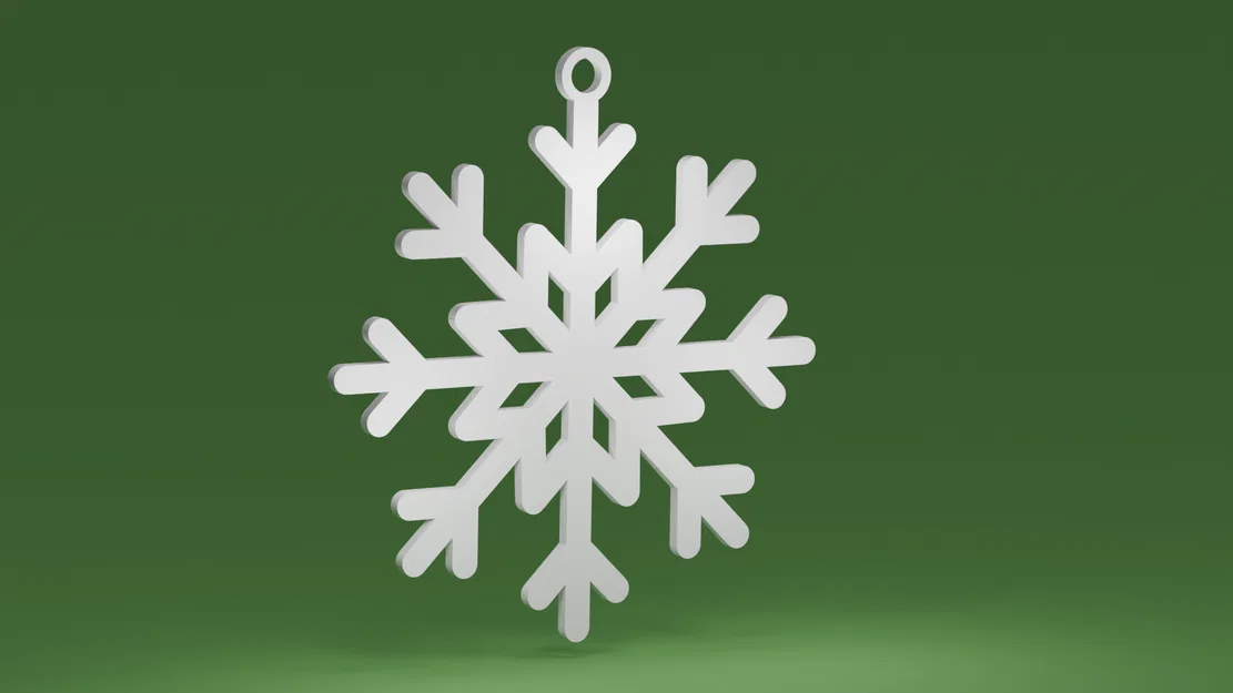 Snowflake 01 (Vật phẩm trang trí cây thông Noel) - Image 1