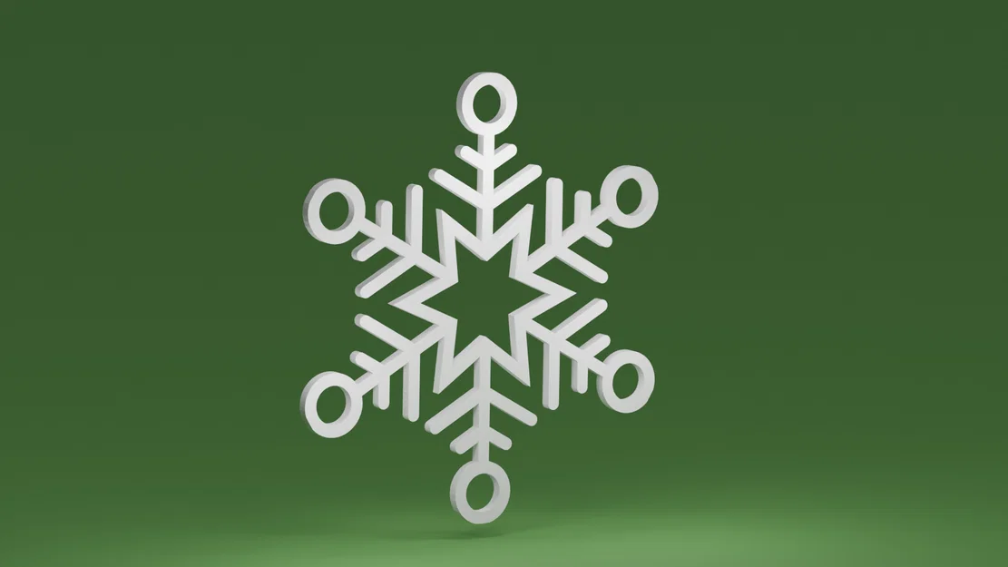 Bông tuyết 02 (Vật phẩm trang trí cây thông Noel) - Image 1