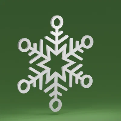 Bông tuyết 02 (Vật phẩm trang trí cây thông Noel)