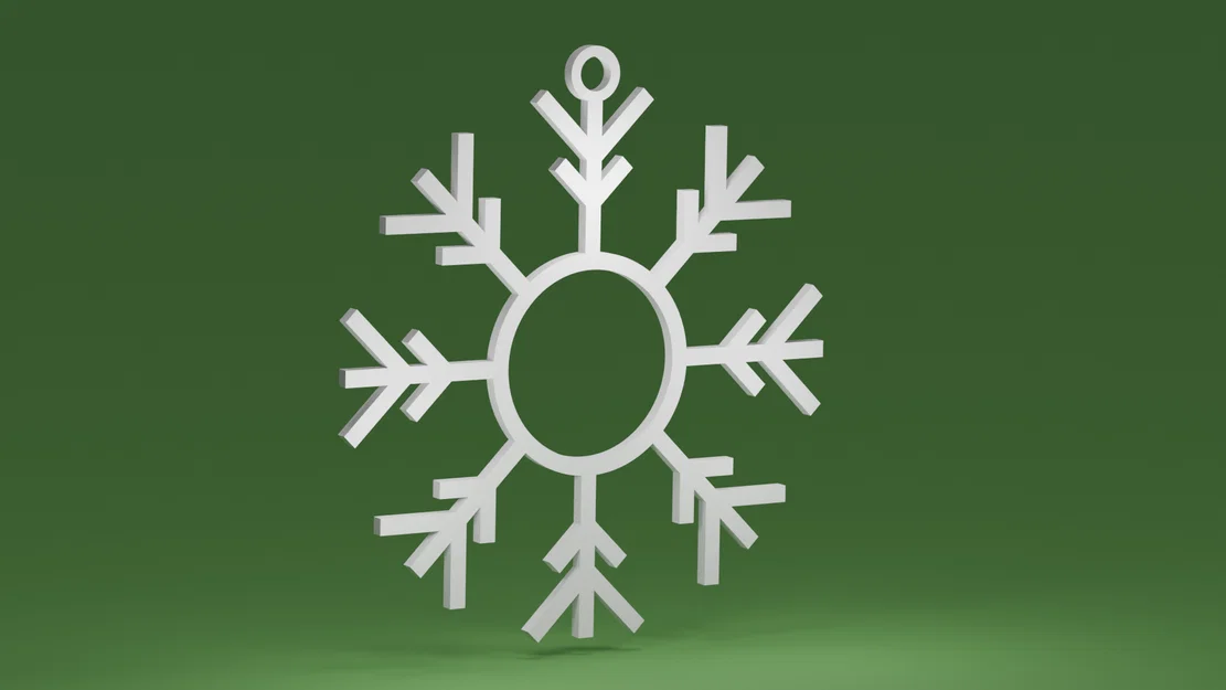 Snowflake 03 (Đồ trang trí cây thông Noel) - Image 1