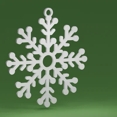 Bông tuyết 07 (Vật trang trí cây thông Noel)