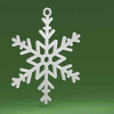 Bông tuyết 08 (Đồ trang trí cây thông Noel)